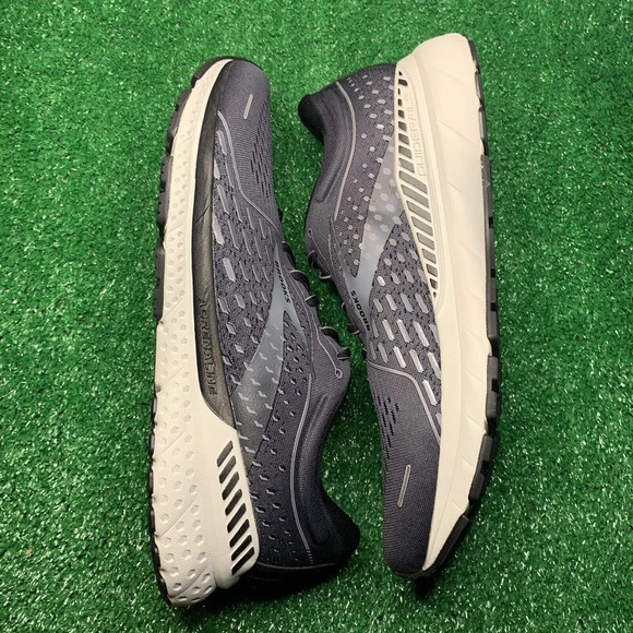 Brooks Adrenaline 21 Men’s Size 12 D Med Gray Black Running Shoes 1103491D093 main image 8